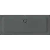 Bette BetteUltra Rechteck-Duschwanne mit BetteGlasur Plus, 1700x700x35mm, 5992-403PLUS, Farbe: Smoke matt
