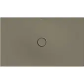 Bette BetteFloor Duschwanne mit Minimum-Wannenträger und BetteGlasur Plus, 1200x700mm, 1672-404PLUS,T1, Farbe: Graphite