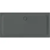 Bette BetteUltra Rechteck-Duschwanne mit Minimum-Wannenträger, 1800x900x35mm, 5982-403T1, Farbe: Smoke