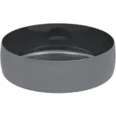 Bette BetteLiv Waschtisch-Schale, rund, ohne Überlauf, 320x320x100mm, A242-790PW, Farbe: Midnight mit Glasur Plus