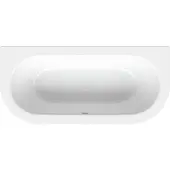 Bette BetteStarlet I Einbau-Badewanne, 2-Sitzer, ovale Innenform, 1750x800x420mm, 8310-000AS, Farbe: Weiß mit Antirutsch Sense