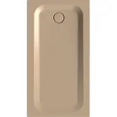 Bette BetteUltra Rechteck-Duschwanne mit Minimum-Wannenträger und BetteAntirutsch Pro, 1400x750x35mm, 5814-425AE,T1, Farbe: Greige