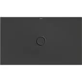 Bette BetteFloor Duschwanne mit Minimum-Wannenträger und BetteGlasur Plus, 1200x700mm, 1672-402PLUS,T1, Farbe: Slate