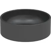 Bette BetteBalance Aufsatzwaschtisch, rund, 425x425x143mm, A248-402, Farbe: Slate matt