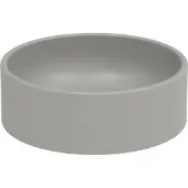 Bette BetteBalance Aufsatzwaschtisch, rund, 425x425x143mm, A248-416, Farbe: Stone matt