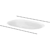Bette A217-000PW Waschtische Oval Comodo Unterbau Weiß