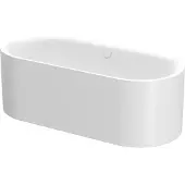Bette BetteLux Oval Silhouette Badewanne, freistehend, 2 Rückenschrägen, 1700x750x450mm, 3465-000CFXXS,AS