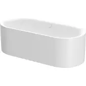 Bette BetteLux Oval Silhouette Badewanne, freistehend, 2 Rückenschrägen, 1800x800x450mm, 3466-000CFXXS,AS