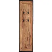 SIT Möbel Wandgarderobe 'Madras' Massivholz, Metall Sheesham
