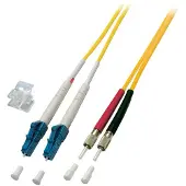 EFB Elektronik O0349.10 Duplex Jumper LC-DIN 9/125μ, OS2, LSZH, gelb, 2.0mm, 10m O034910