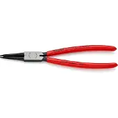 Knipex 44 11 J3, Sicherungsringzange, Chrom-Vanadium-Stahl, Kunststoff, Rot, 225 mm, 196 g