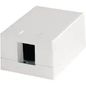 Telegärtner TG Modul-Aufnahme 1-fach Ap H02000A0064 compact 46x64 alpinweiß, für 1 AMJ/UMJ-