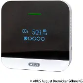 ABUS CO2-Melder - CO2WM110 AirSecure für Luftqualität, Luftfeuchtigkeit & Temperatur
