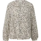 s.Oliver Blouses Grey/black Größe: 46 | Longsleeves Outlet | Damen | Grau