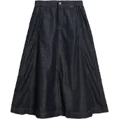 Armedangels PANELLED JEANS-MIDI-ROCK | Bio-Baumwoll-Mix - blau (XS)