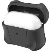 Itskins , Spectrum Solid verstärktes AirPods Pro 2-Gehäuse, Schwarz