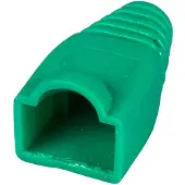 EFB Elektronik EFB 37546.8-100 Knickschutztülle RJ45 grün, mit Rastnasenschutz, 100 Stück 375468100