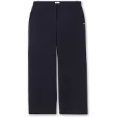 Sheego Stoffhose , Damen, Gr. 44, Normalgrößen, blau (tiefblau), 100% Polyester, unifarben, Hosen Stoffhose