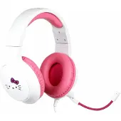 Konix Hello Kitty, Kabelgebunden, Gaming, 20 - 20000 Hz, Kopfhörer, Pink, Weiß