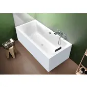 Riho Lugo Rechteck-Badewanne, Version links, PlugPlay-Variante, 2-Sitzer, weiß, B137015005