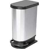 Rotho Treteimer Paso mono 50l silber 153129 7610859186317