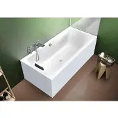 Riho Lugo Rechteck-Badewanne, Version rechts, PlugPlay-Variante, 2-Sitzer, weiß, B132015005