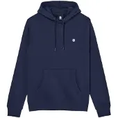 Element - Kapuzensweatshirt - Icon Embroidery Hooded Sweatshirt Eclipse Navy für Herren aus Baumwolle - Größe M - Navy blau
