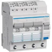 Hager ADZ366D Fehlerstrom-Leitungsschutzschalter 3X 1P+N 6kA C-16A 30mA Typ A QuickConnect