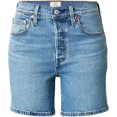 Levi's für Damen. A9296-0006 Shorts 501 Mid Thigh Lightweight blau (25), Lässig, Baumwolle, Denim