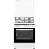 Oranier 60 cm weiß 4 Kochzonen Gas-Elektro-Standherd STK657