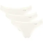 Sloggi String "String GO Crush String C3P 3er Pack", Damen, Gr. S, weiß, Obermaterial: 95% Baumwolle CO. 5% Elasthan EL., Unterhosen String