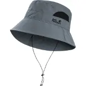 Jack Wolfskin Outdoorhut "VENT BUCKET HAT", Damen, Gr. L, grau (grauodessa), Materialmix, Hüte Outdoorhut
