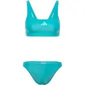 Adidas - Women's 3-Stipes BLD Bikini - Bikini Gr 32 türkis