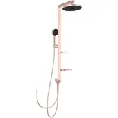Ideal standard BD585RO Duschsystem Alu+ o.Arm., m.2 Ablagen,