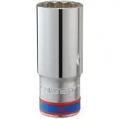 King Tony Langer Steckschlüssel 1/2" 36X77 12-angle.chrome
