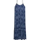 Superdry für Damen. W8011955A Marineblaues Kleid (M), Lässig, Viskose, Ärmellos / Hosenträger