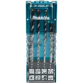 Makita TCT Multibohrer-Set 8-teilig - Ø 3/4/5/6/8/10 mm - Rundschaft - E-15855