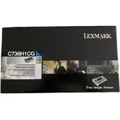 Lexmark C736H1CG, 10000 Seiten, Cyan, 1 Stück(e)