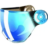 Uvex Rocket jr Visor mirror blue 54-58