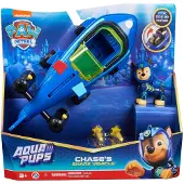 Paw Patrol , Aqua Pups - Basis Fahrzeug Spielzeugauto mit Welpenfigur - sortiert, Zufallsauswahl, Fahrzeug, 3 Jahr(e), Kunststoff, Blau, Gelb