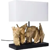 Kare Nature Vertical Tischlampe Fuß aus Treibholz