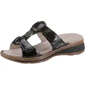 Ara Pantolette "HAWAII", Keilabsatz, Sommerschuh, Schlupfschuh mit Schmuckelement