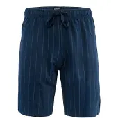 Schiesser Pyjamahose "Mix + Relax", Herren, Gr. 48, N-Gr, blau (804, blau), Single Jersey, Obermaterial: 100% Baumwolle, bequem kniefrei, Hosen Pyjamahose, Baumwolle, seitliche Taschen, Bindekordel