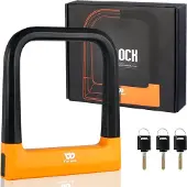 Unyqoos U-Schloss 18,7 mm - robust, hochsicher, schwarz