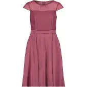 Vera Mont Cocktailkleid "Cocktailkleid kurzarm", Damen, Gr. 38, EURO, rot (sweet bloom), Obermaterial: 100% Polyester PES., Kleider Cocktailkleid