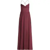 Vera Mont Abendkleid "Abendkleid mit Wasserfallausschnitt", Damen, Gr. 44, EURO, rot (sweet bloom), Obermaterial: 97% Polyester PES. 3% Elasthan EL., Kleider Abendkleid