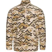 Jack Wolfskin PAW ERA 100 Print Half Zip M mountain paw oyster (T0436) 3XL