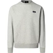Hackett London für Herren. HM5800089 Sweatshirt mit Rundhalsausschnitt und grauem Logo (XXL), Lässig, Baumwolle