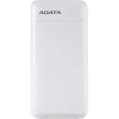 ADATA C100, 10000 mAh, Lithium Polymer (LiPo), 3,7 V, Weiß