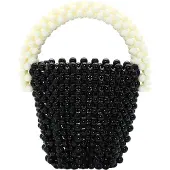 FELIPA damen handtasche - schwarz wollweiss
